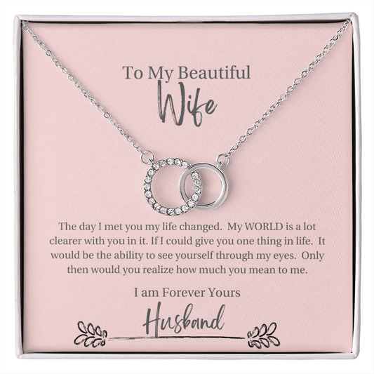 To My Wife | Perfect Pair Necklace