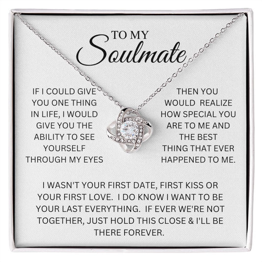 To My SOULMATE | LOVE KNOT Necklace