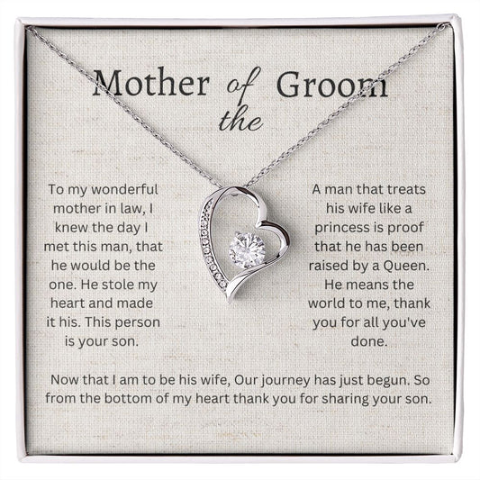 MOTHER of the GROOM | Forever Love Necklace