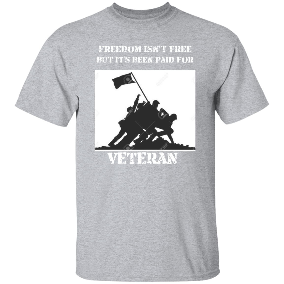 FREEDOM ISN'T FREE  5.3 oz. T-Shirt