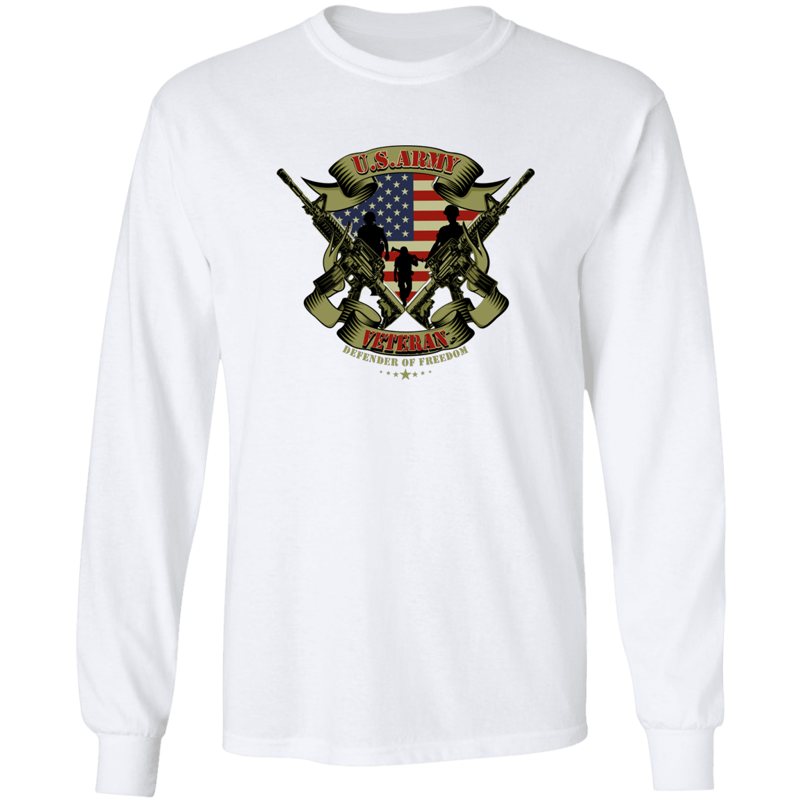 US ARMY VETERAN Defender of Freedom Ultra Cotton T-Shirt