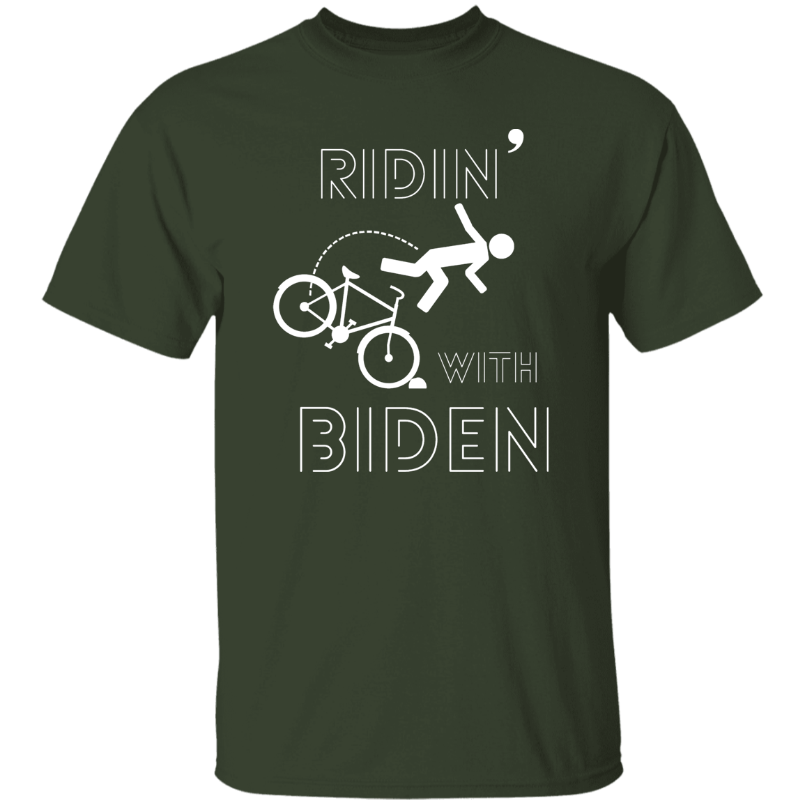 RIDIN' WITH BIDEN (w) 5.3 oz. T-Shirt