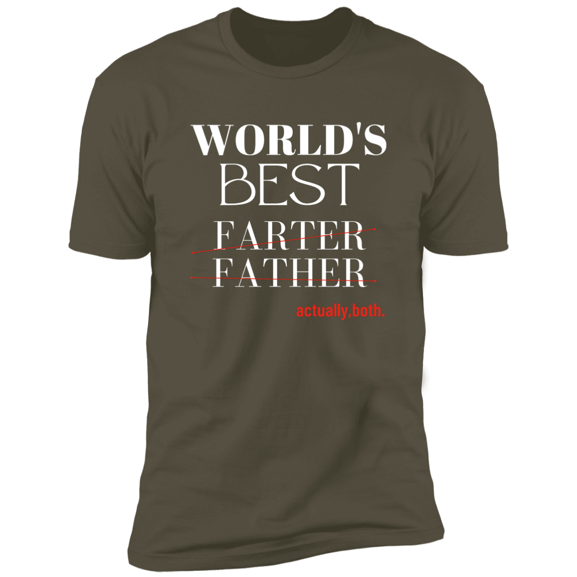 WORLD'S BEST FATHER Premium Short Sleeve Tee