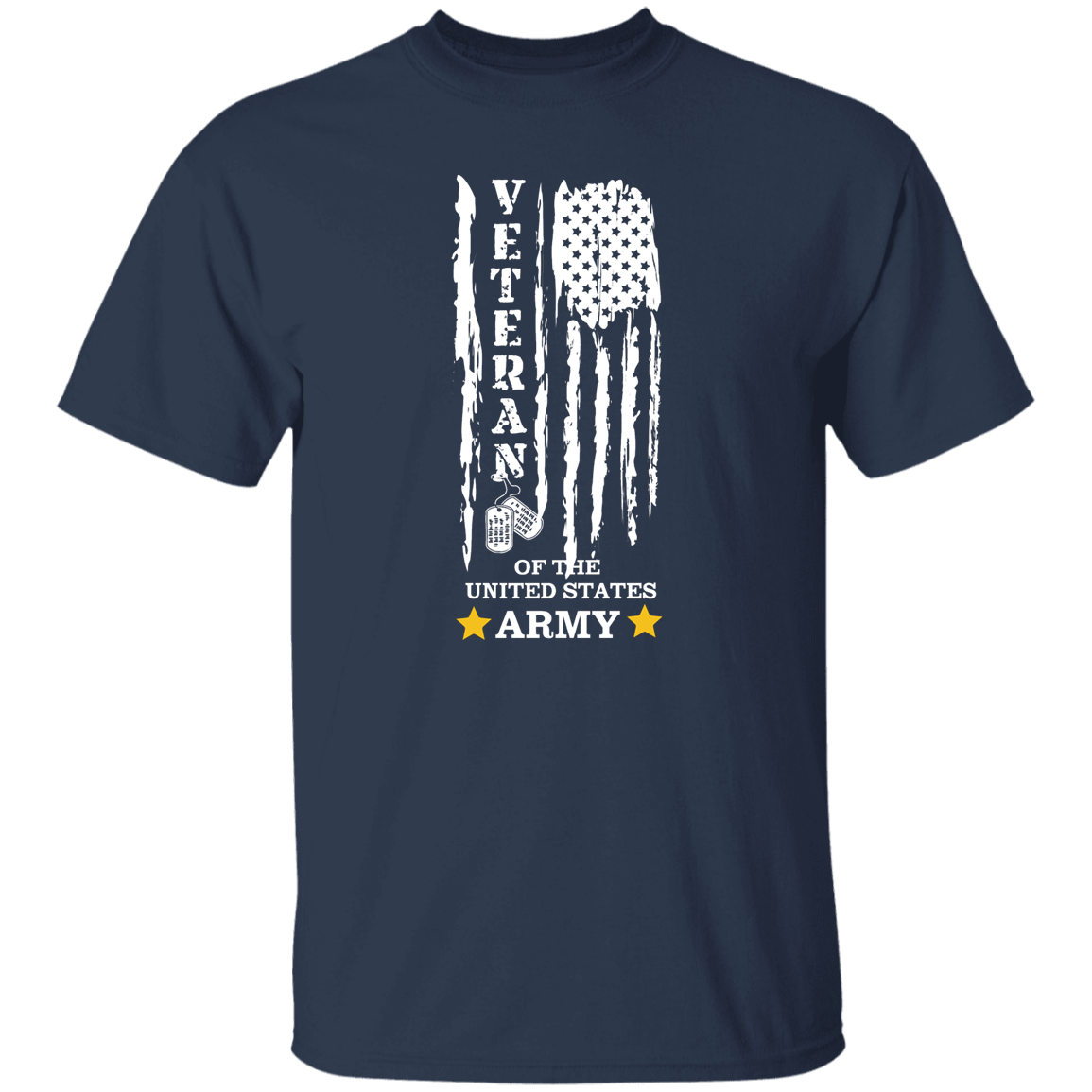 VETERAN  of ARMY  5.3 oz. T-Shirt