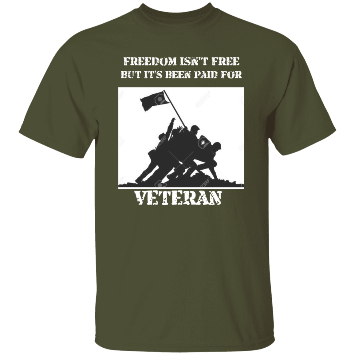 FREEDOM ISN'T FREE  5.3 oz. T-Shirt