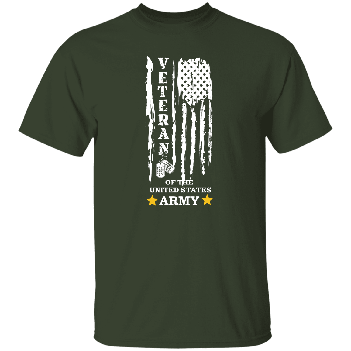 VETERAN  of ARMY  5.3 oz. T-Shirt