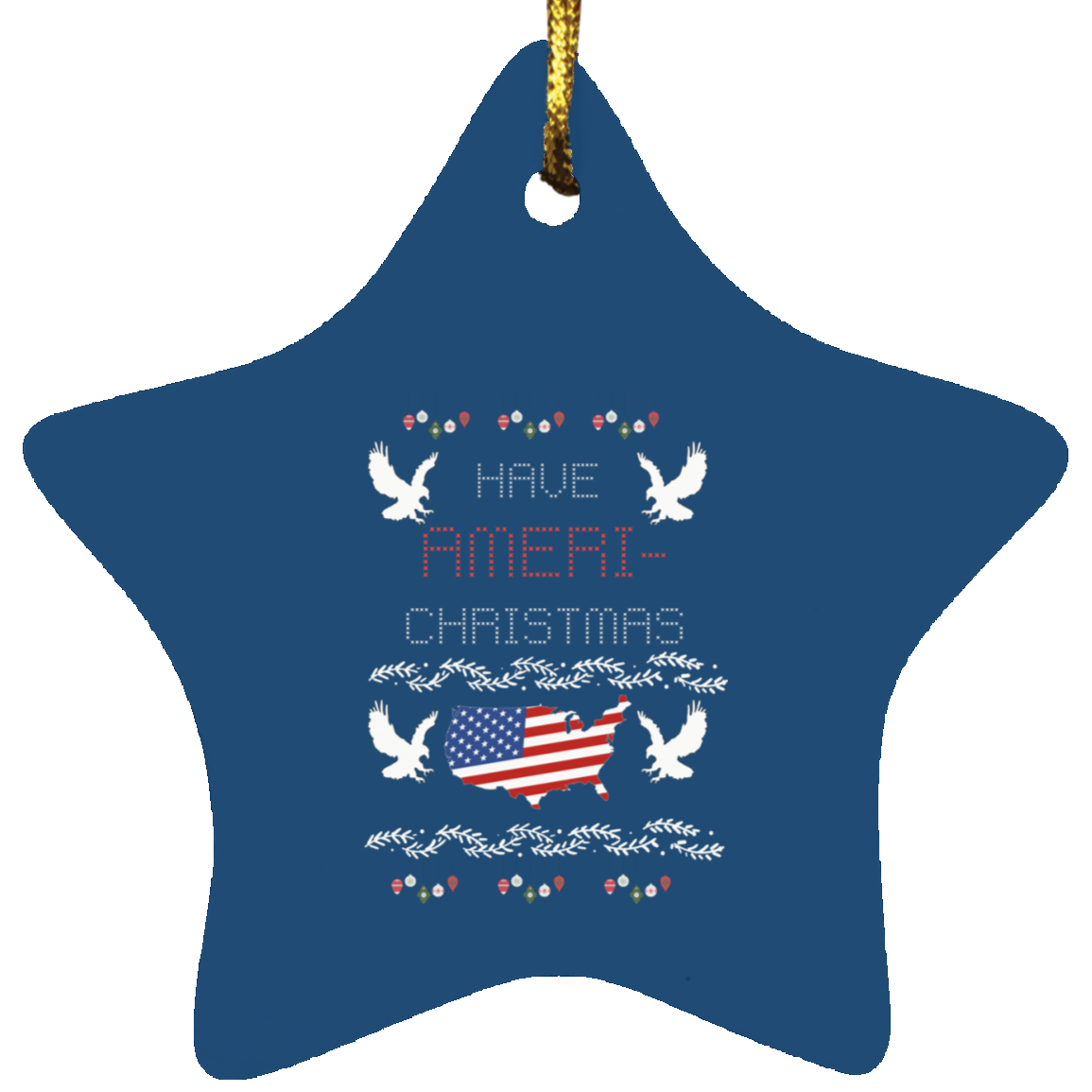 AMERiChristmas Star Ornament