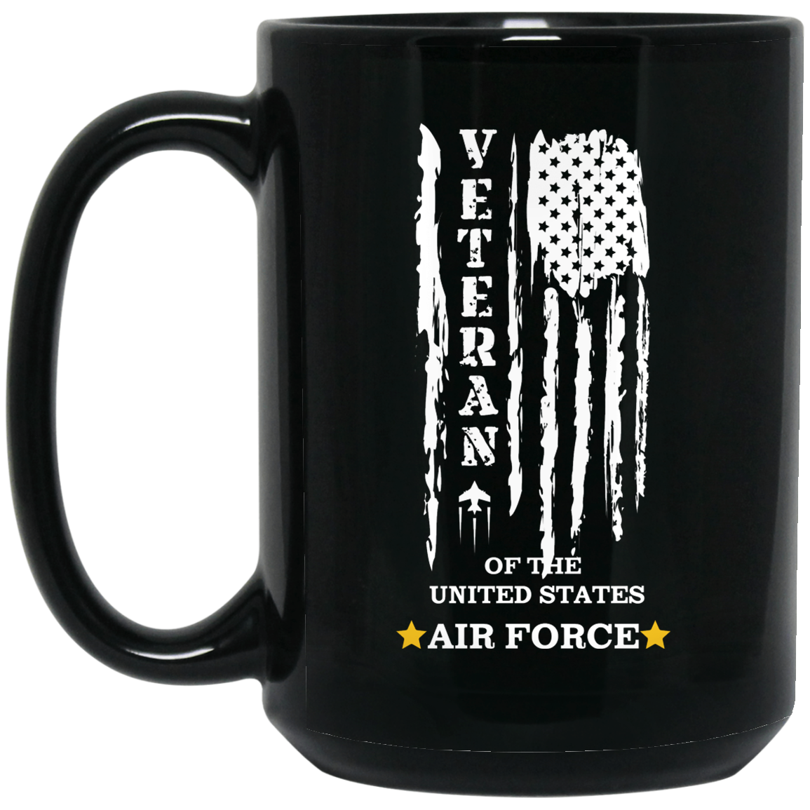 AIR FORCE  15 oz. Black Mug