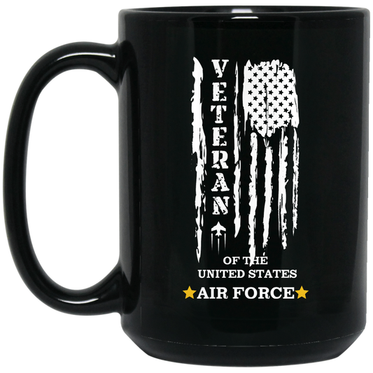 AIR FORCE  15 oz. Black Mug