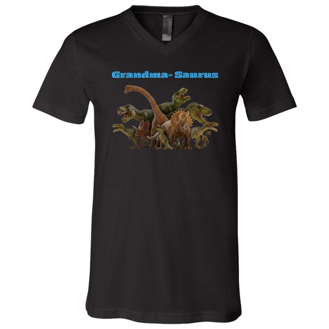 JORDEN  Grandma-Saurus V-Neck T-Shirt