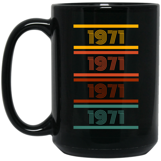 1971 15 oz. Black Mug