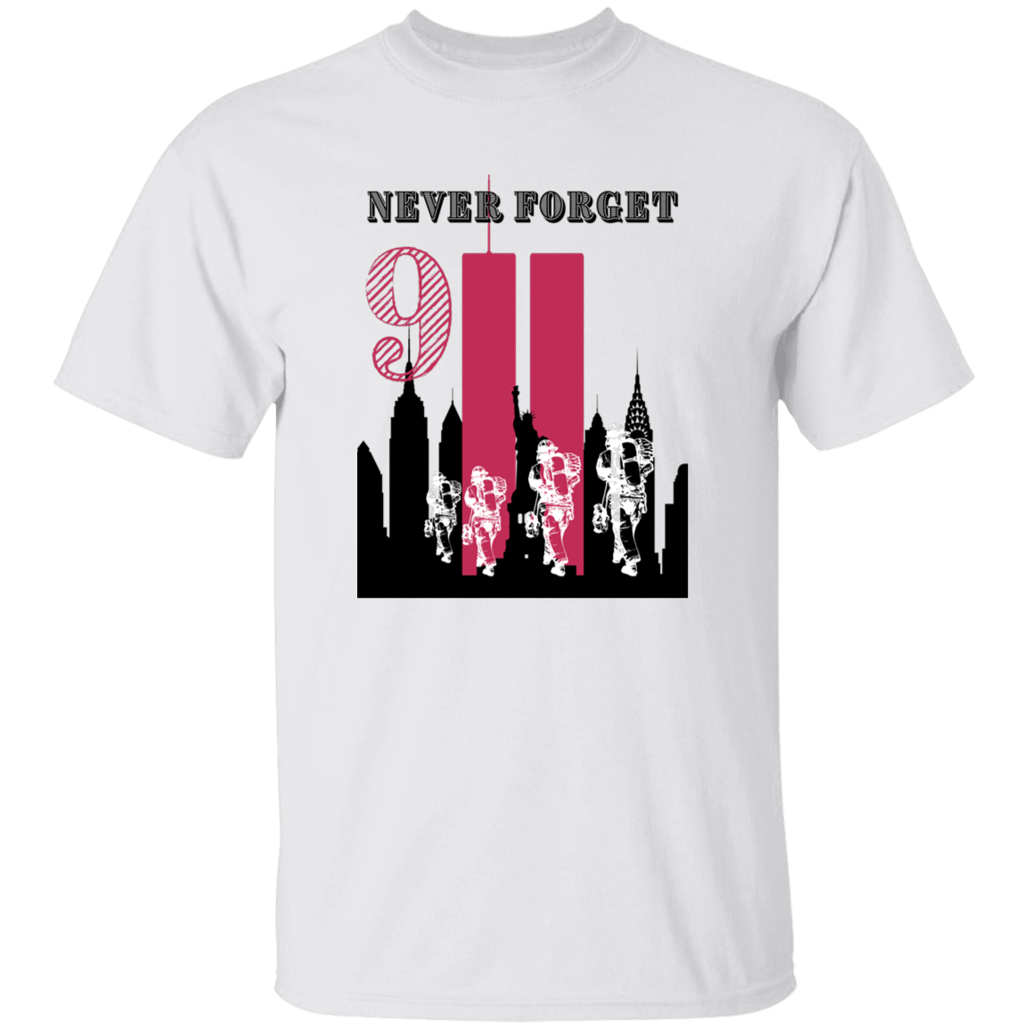 NEVER FORGET YOUTH 5.3 oz 100% Cotton T-Shirt