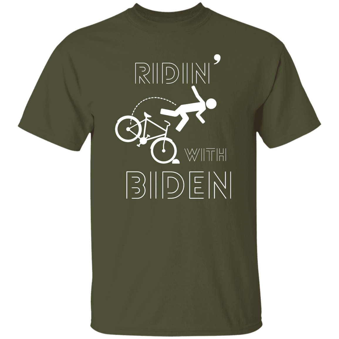 RIDIN' WITH BIDEN (w) 5.3 oz. T-Shirt