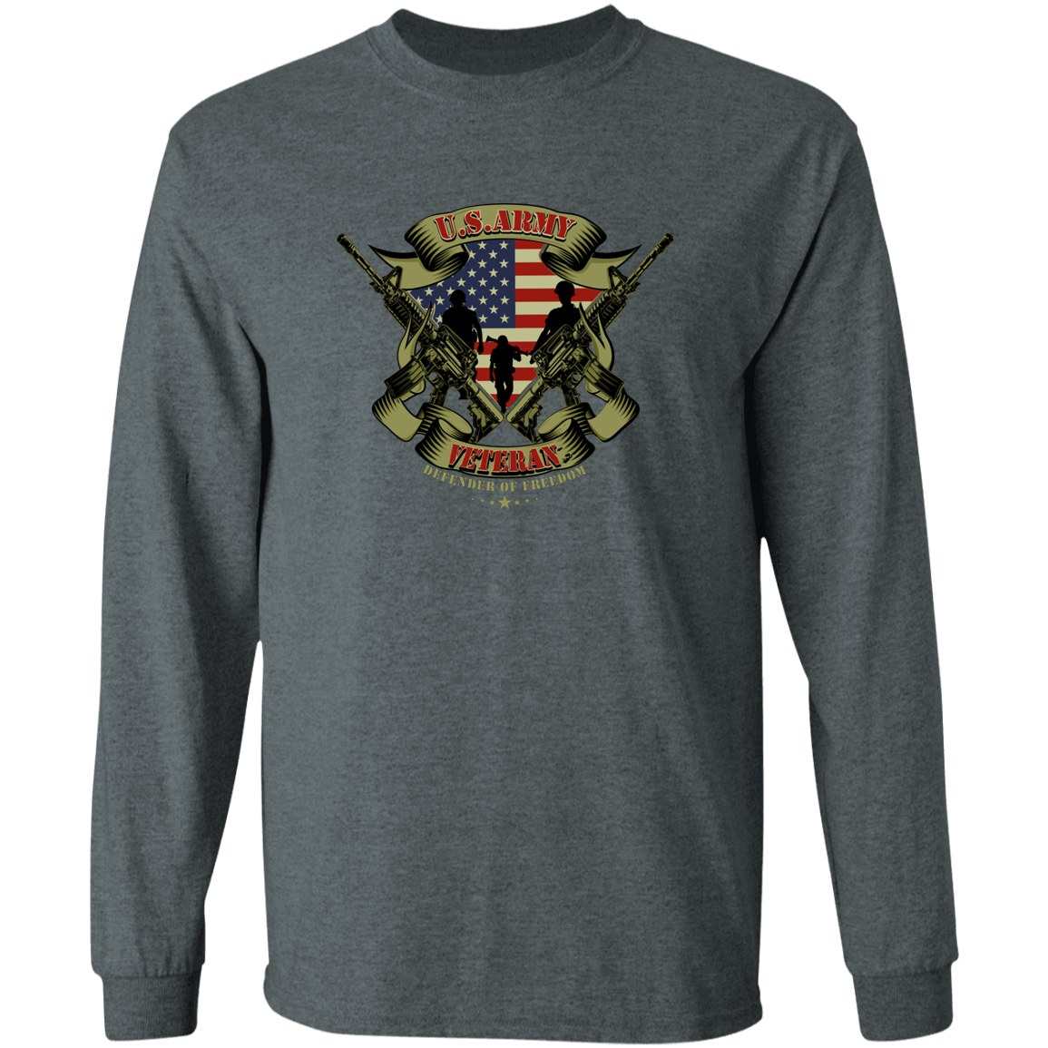 US ARMY VETERAN Defender of Freedom Ultra Cotton T-Shirt
