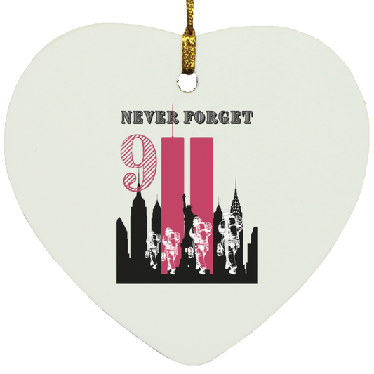 NEVER FORGET SUBORNH Heart Ornament