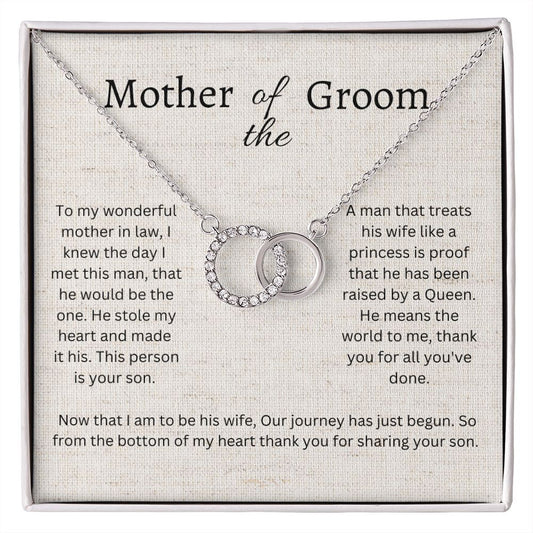 MOTHER of the GROOM | Perfect Pair Necklace