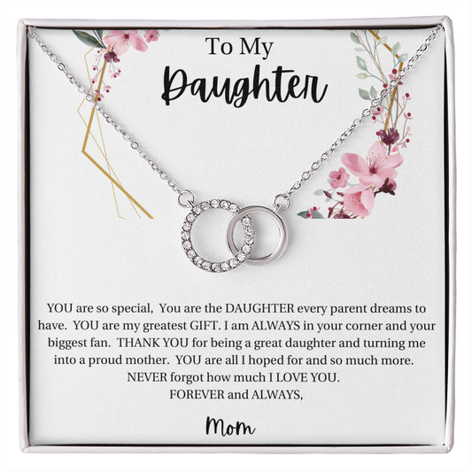 To My Daughter | Perfect Pair Necklace