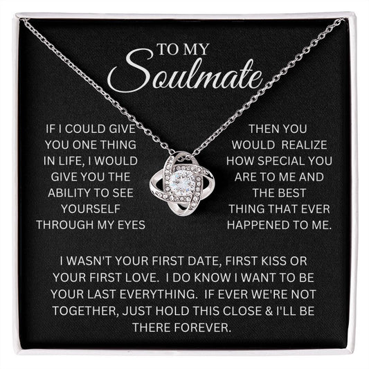 To My SOULMATE | LOVE KNOT Necklace
