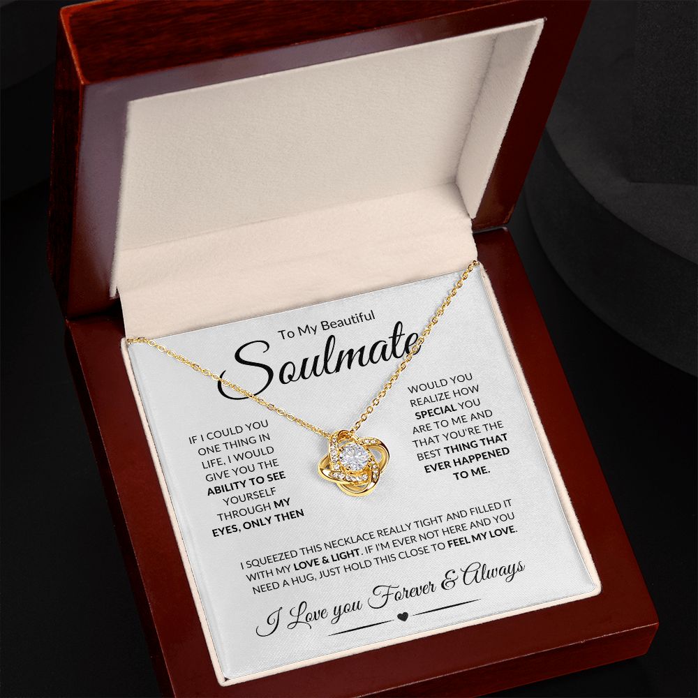 My Beautiful Soulmate | Love Knot Necklace