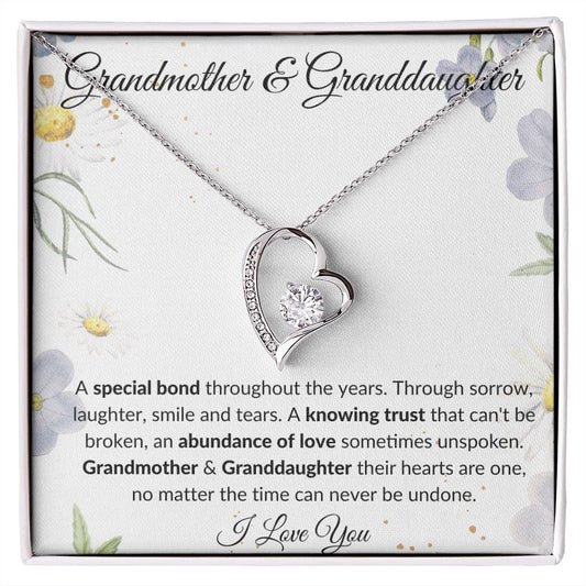 Grandmother & Granddaughter | Forever Love Necklace